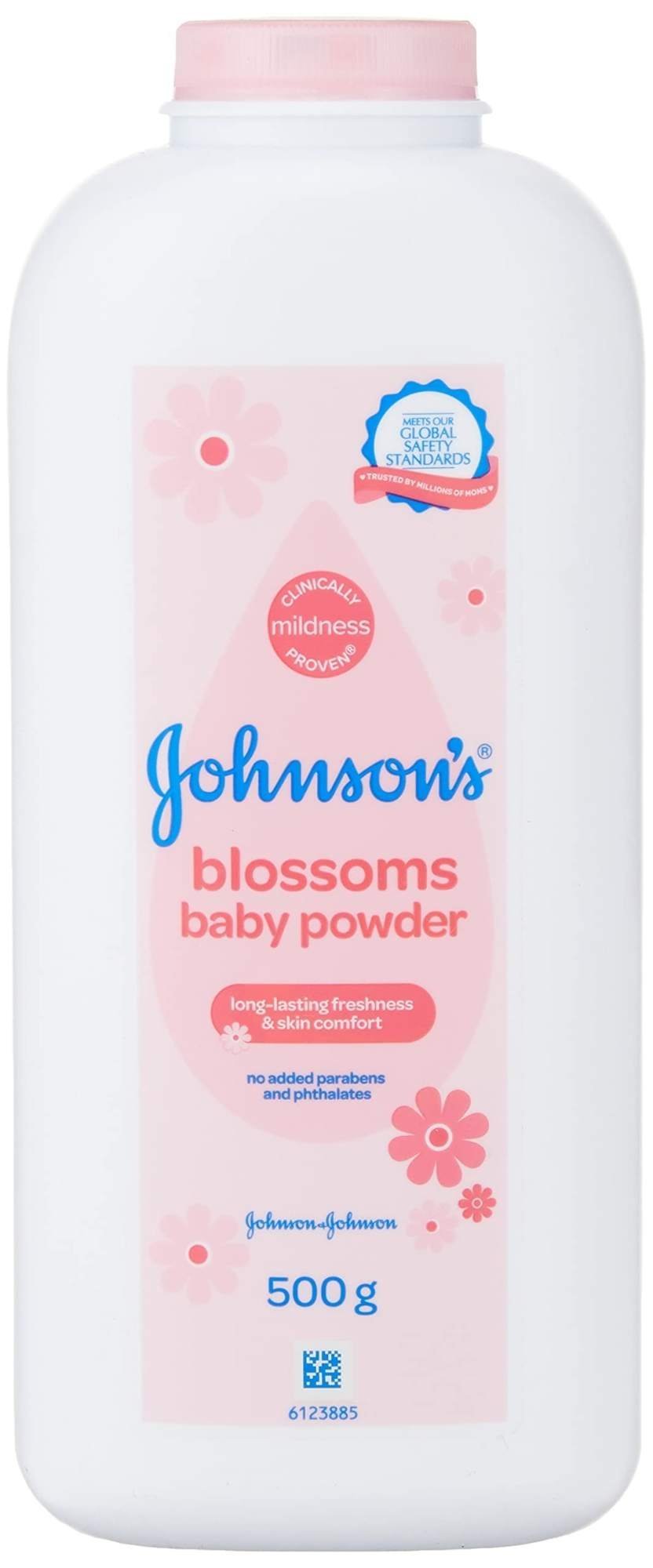 uk61yL-0lefLL-1-1.jpg Johnson's Baby Blossoms Long Lasting Freshness Baby Powder, 0.5 kilograms - Fast UK Delivery - Image 1