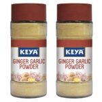 Keya Ginger Garlic Powder 50g | Pure, All-Natural, Flavor Booster for Cooking, Soups, Sauces |No Additives, Preservatives | Pack of 2 - Fast UK Delivery