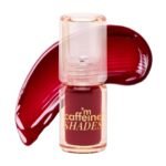mCaffeine Shades Lip & Cheek Glow Tint | Multipurpose & Blendable | Longlasting Dewy Finish | Hydrating & Nourishing | Highly Pigmented Gel Formula |Lipstick | Blush for Women - Shade: Raspberry | 3 ml - Fast UK Delivery