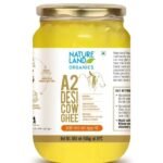NATURELAND ORGANICS A2 Desi Cow Ghee 500 ml | Traditional Bilona Method - Fast UK Delivery