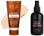 MILA Beaute Makeup Fixer |Makeup Setting Spray | Dermatalogically Tested 75ml Longwear Weightless Foundation | Liquid Foundation | Shade - (103 Light Beige, 30ml) - Fast UK Delivery