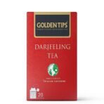 Golden Tips Pure Darjeeling Black Tea (40g, 20 Sachets) - Fast UK Delivery