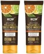 WOW Skin Science Brightening Vitamin C Face Wash | All Skin Types | Glowing Bright Skin | Refreshing | Paraben & Sulphates Free | Face Wash for Women & Men | 100 ml (Pack of 2) - Fast UK Delivery