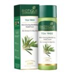 Biotique Tea Tree Skin Clearing Mattifying Facial Toner For Normal To Oily Skin Face Toner, 120Ml | Treats Acne & Pimples, Tightens Pores, Pack of 1 - Fast UK Delivery
