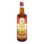 ORGANIC INDIA ORGANIC Sunflower Oil 1 Litre - Fast UK Delivery
