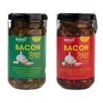 Nomad Food Project Combo of Bacon Thecha Green and Thecha Red | Each of 200gms - Fast UK Delivery
