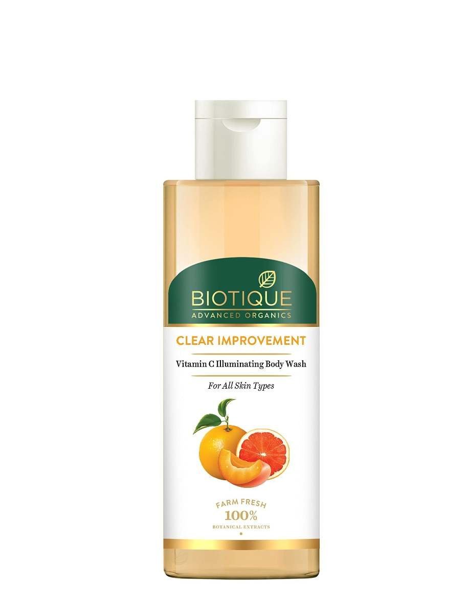 uk61zSfeBtgcL-1-1.jpg Biotique Advanced Organics Clear Improvement Vitamin C Illuminating Body Wash 200Ml - Fast UK Delivery - Image 1