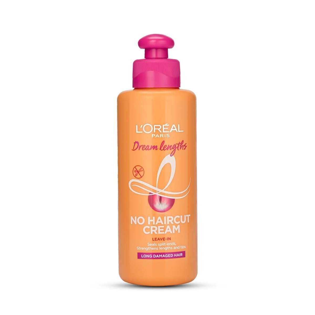 uk61zT9LzIJuL-1-1.jpg L'Oreal Paris Leave-In Conditioner, Repairs, Protects & Smooths, For Long and Lifeless Hair, Dream Lengths No Haircut Cream, 200ml - Fast UK Delivery - Image 1
