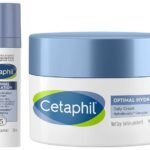Cetaphil Optimal Hydration Daily Cream 50g Lightweight Moisturizer & Fast Absorption Hyaluronic Acid Blue Daisy Extract Niacinamide Optimal Hydration Lightweight Serum 30 ml - Fast UK Delivery