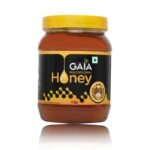 GAIA 100% Pure Organic Raw Honey, Pure and Natural | Unprocessed | Highly Nutritious | Rich in Antioxidants | No Artificial Color & Sugar 1kg - Fast UK Delivery