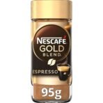 Nescafe Gold Blend Espresso Rich Crema 100% Arabica Coffee 95gm - Fast UK Delivery