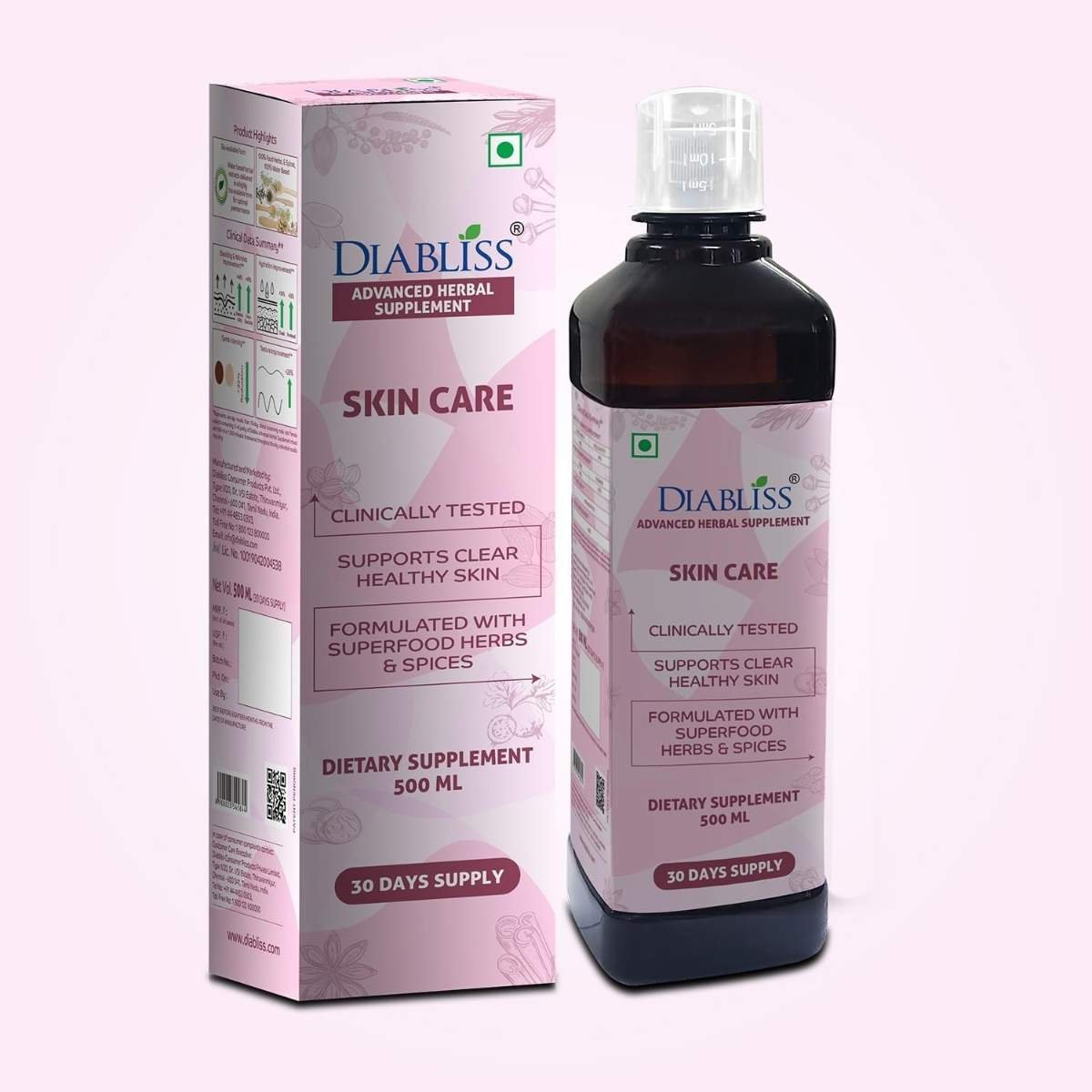 uk71-1lusaeSL-1-1.jpg Diabliss Herbal Water for Skin Care: Clinically Tested, Dermatologist Recommended, and Proven to Deliver Anti-Ageing Benefits, Improves Skin Hydration, Glow, Pigmentation, and Spot Reduction for Healthy and Radiant Complexion - Image 1