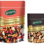 Happilo Premium International Champion Mix 160g (Pack of 1) & Happilo Premium International Healthy Nutmix 200g - Fast UK Delivery