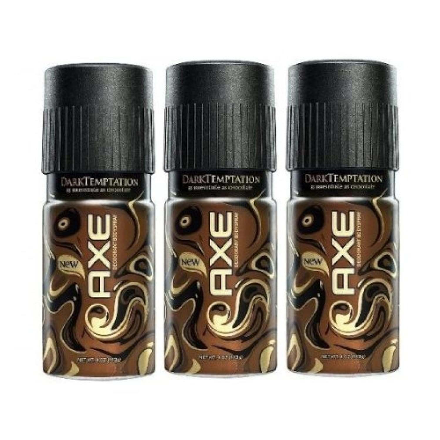 uk71-kWe09KQL-1-1.jpg AXE Dark Temptation Deodorant Body Spray For Men - 150ml x 3 Quantities - Fast UK Delivery - Image 1