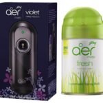 Godrej aer Matic Kit - Automatic Air Freshener with Flexi Control | Violet Valley Bloom (225ml) & Matic Refill - Automatic Air Freshener with Flexi Control | Fresh Lush Green (225ml) - Fast UK Delivery