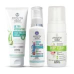 Ayouthveda Face Care Kit For Brightens And Clear Skin, Dark Spots | Deep Clean Foaming Face Wash | Ocean Dew Mist | Ultra Hydrating Face Emulsion Cream For Both Men And Women 260Ml - Fast UK Delivery