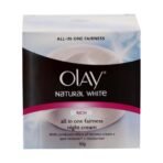 Olay Fairness Night Cream - Natural White, 50g Box - Fast UK Delivery