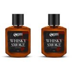 Beardo Whisky Smoke Perfume For Men, 50Ml X 2 | Eau De Parfum | Strong Long Lasting| Spicy, Woody Oudh | Body Spray For Men | Gift For Husband And Boyfriend | Christmas gift for men | Gift For Friends | Gift for Men - Fast UK Delivery
