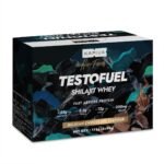 Kapiva Testofuel Shilajit Whey Protein (5x35g) | 5 Sachet Travel Pack | Belgian Chocolate | Faster Absorption with Digezyme blend | WADA Compliant | 25g protein - Fast UK Delivery