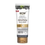 WOW Skin Science Wow Activated Charcoal Infused With Activated Charcoal Beads No Parabens & Sulphate Face Wash (100Ml) - Fast UK Delivery