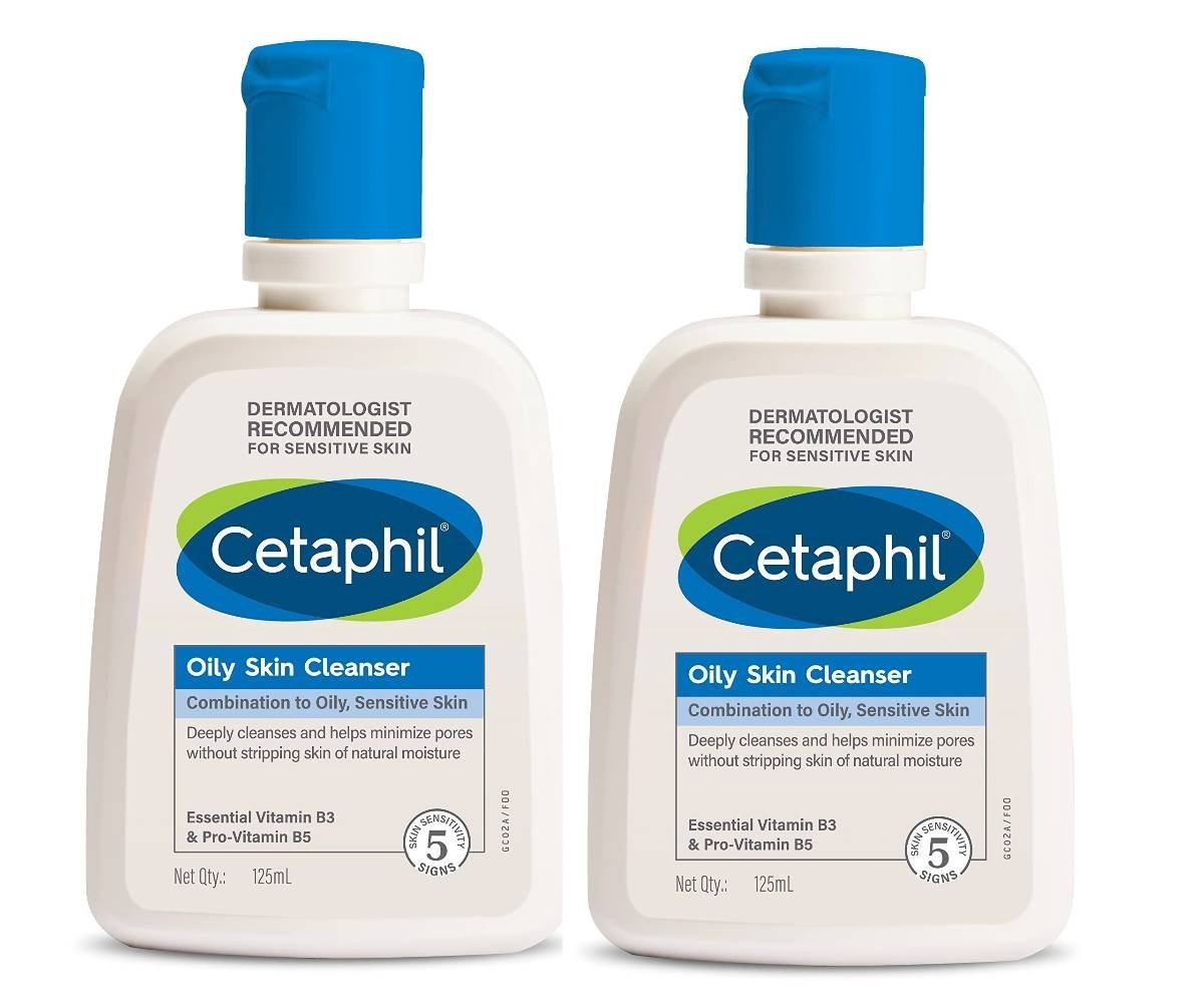 uk710voFTOJeL-1-1.jpg Cetaphil Oily Skin Cleanser, Daily Face Wash for Oily and Acne Prone Skin, Gentle Foaming, 125ml, Pack of 2 - Fast UK Delivery - Image 1