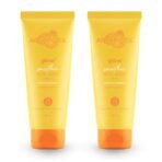 Aqualogica Glow+ Smoothie Face Wash with Vitamin C, Hyaluronic Acid & Papaya for Tan Removal -For Men & Women | Glowing, Oily, Dry & Sensitive Skin -100ml | Pack of 2 - Fast UK Delivery