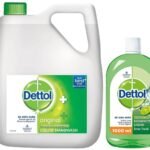 Dettol Original Germ Protection Handwash Liquid Soap Refill, 5L & Dettol Liquid Disinfectant for Floor Cleaner, Surface Disinfection, Personal Hygiene (Lime Fresh, 1L) - Fast UK Delivery