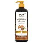 WOW Skin Science Shea Butter With Lactic Acid Body Lotion | Hydrates Very Dry Skin | Long Lasting 48 hrs Moisturization | Smoothens Rough, Flaky Skin | Calms Itchy Skin - 400ml - Fast UK Delivery
