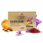 Ayouthveda Golden Glow Facial Kit | Bright & Glowing Skin 45g | Facial Kit for New Year Celebration Glow - Fast UK Delivery