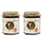 Nutriorg Certified Organic High Altitude Honey 250g (Pack of 2) | 100% Pure, Unadulterated, and NMR Approved | Raw Himalayan Honey for Weight Management, Energy Boost & Immunity | No Added Sugar | Natural Sweetener - Fast UK Delivery