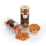 Hamiast Premium Kashmiri Almonds (Mamra) Rare, Healthy, Oil Rich, One Tree Almond Kernels -200g - Fast UK Delivery