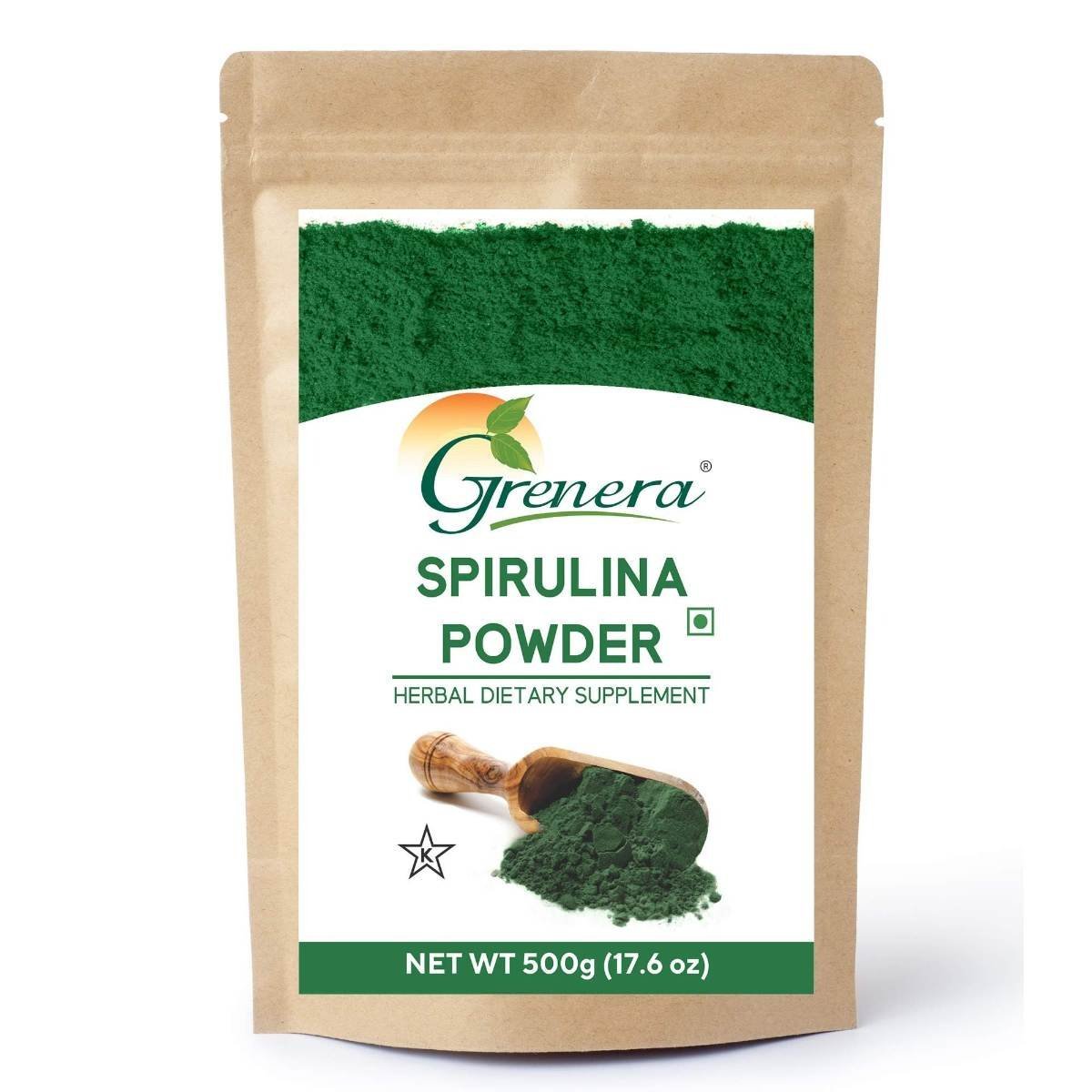 uk712ifEEn2DL-1.jpg Grenera Spirulina Powder - 500 grams - Fast UK Delivery - Image 1