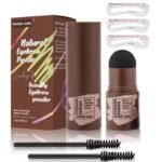 HUDA GIRL Black Professional Hairline Powder Stick, Hair Shadow for Thinning Hair, Root Touch-Up Powder Quickly Cover Grey Hair, Root Concealer for Hair Loss - Fast UK Delivery