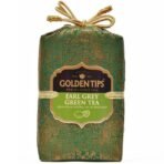 Golden Tips Earl Grey Green Tea Loose Leaves Brocade Bag (200 Gram, 100 cups) - Fast UK Delivery