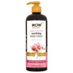 WOW Skin Science Himalayan Rose Body Lotion For Light Hydration - Normal To Oily Skin - with Rose Water, Beetroot Extract - 400mL - Fast UK Delivery