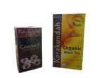 KORAKUNDAH Decaf Green Tea Dip Tea 25 g | KORAKUNDAH Organic Black Tea 250 g | Pack of 2 | Total 275 g | India's Finest Chamraj Nilgiri Tea - Fast UK Delivery