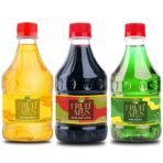 Dhampure Speciality Kids Carbonate Mocktail Cocktail Drink Mixes - Passion Fruit, Himalayan Apple & Mint Mojito (Pack Of 3) - 900Ml - Fast UK Delivery