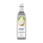 Sri Sri Tattva Unrefined Cold Pressed Coconut Oil | Can Be Used in Daily Cooking | Purity in Every Drop, 900 ml - Fast UK Delivery