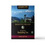 Golden Tips Roasted Relish Second Flush Darjeeling Black Tea Loose Leaves (100gm- 50 Cups) - Fast UK Delivery