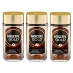 Nescafes Gold Smooth and Rich, Glass Bottle, Granule, 190g - Pack Of Three - Fast UK Delivery