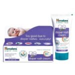Himalaya Baby Diaper Rash Cream (100g) | Relieves Rashes, reduces Redness & Irritation | With Aloe Vera, Yashad Bhasma, Almond Oil - Fast UK Delivery