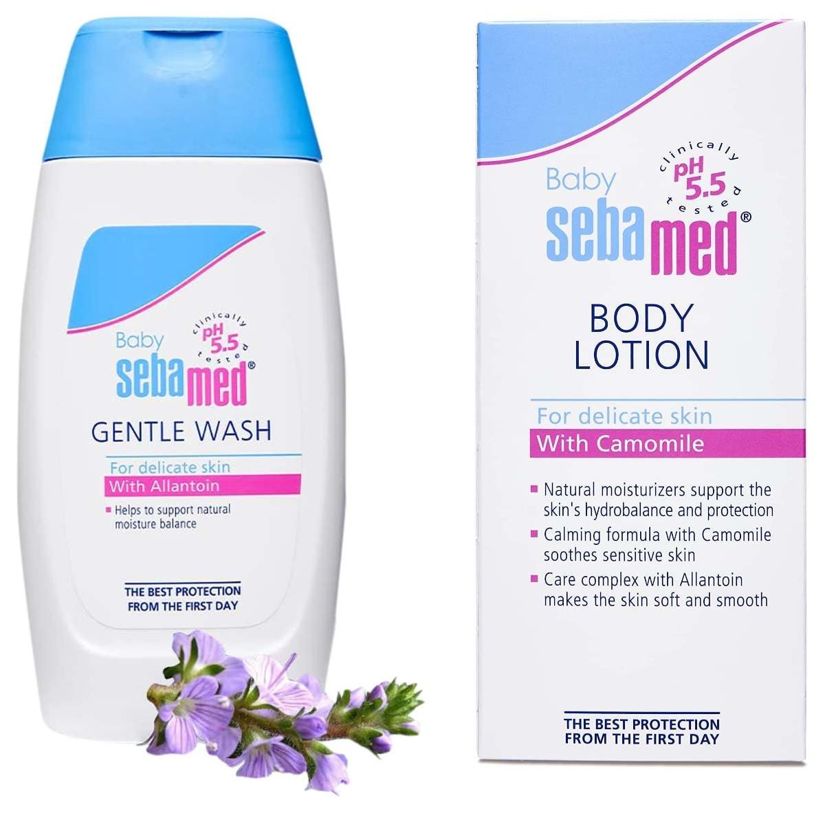 uk715dqcUikAL-1-1.jpg SebaMed Baby Wash Extra Soft, 200ml & Baby Lotion, 100ml Combo - Fast UK Delivery - Image 1