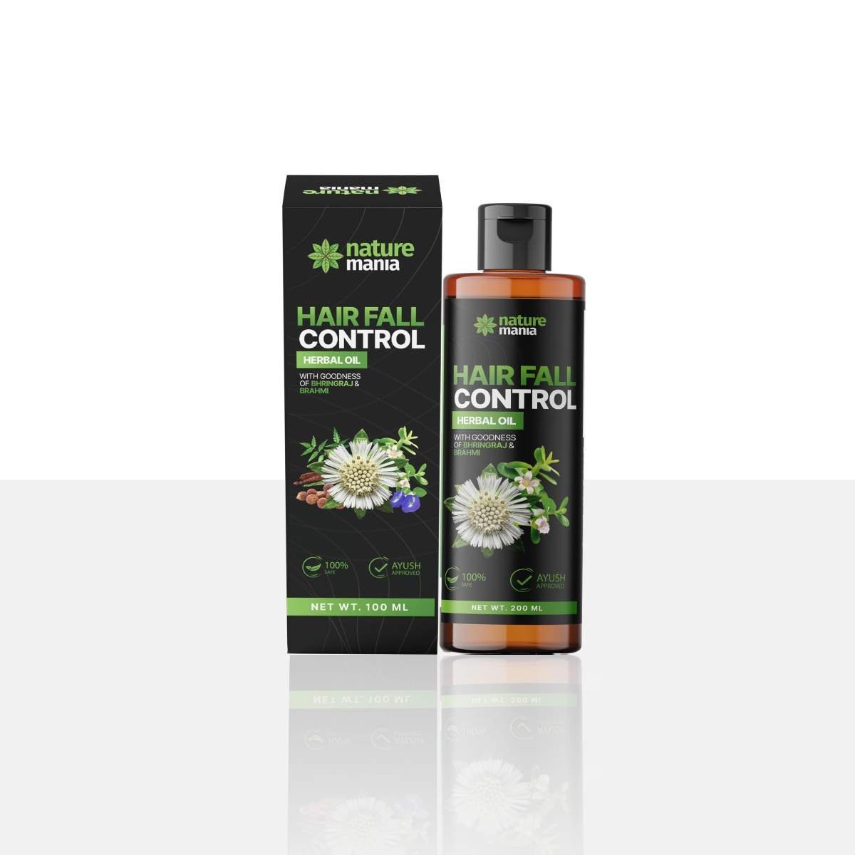 uk715fdLcLw0L-1.jpg Nature Mania Herbal Hair Oil - 100 ml | Ayurvedic Oil - Fast UK Delivery - Image 1
