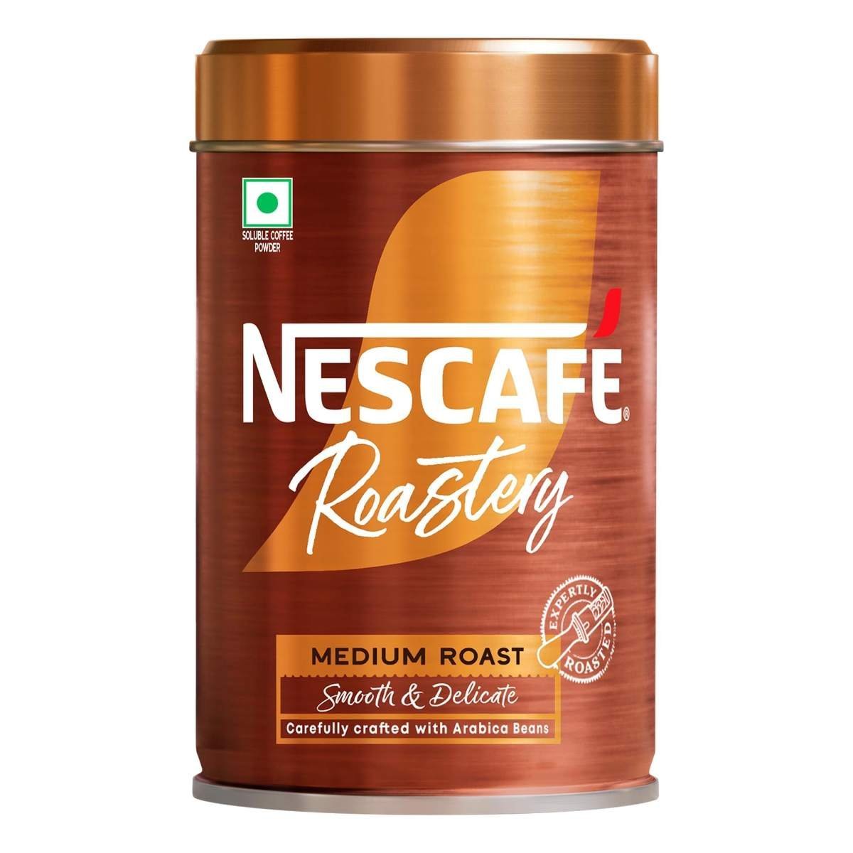 uk715gzCt-jOL-1.jpg NESCAFE Roastery | Premium Imported Coffee | Medium Roast | Crafted by Master Roasters |Elevate your Coffee Experience | Rich & Intense Taste | 95g Tin (New Launch) - Fast UK Delivery - Image 1