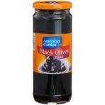 American Garden Black Olives Pitted, 15.87 oz 450 g - Fast UK Delivery