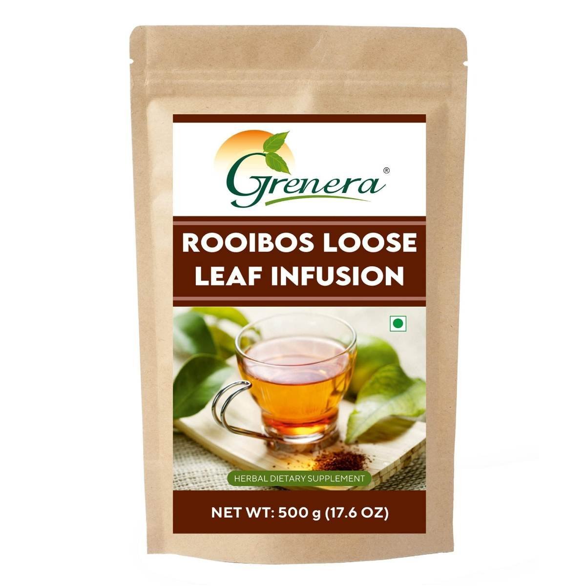 uk715sUQBJXpL-1.jpg Grenera South African Rooibos Tea 500 gram, Red Tea, Imported from South Africa, Caffeine Free, Antioxidants Rich Infusion - Fast UK Delivery - Image 1