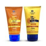 Ayouthveda Sunscreen Sun Turn Cream Combo of SPF 50 and SPF 30 cream with UVA, UVB & PA++ Sun Protection, Tanning, Softens Skin, Ultra-hydrating, Even Tone Skin, Lightweight - 60Gm each - Fast UK Delivery