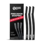 Beardo Beard Styling Tool for Men | Pack of 3 | Beard Styling Razor for Men | Reusable Razor | Sharp, Safe & Precise Shaping Razor for Men | Face Razor for Men | Body Grooming - Fast UK Delivery