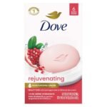 Dove Beauty bar soap pack of 6 (Pomegranate and Lemon) - Fast UK Delivery