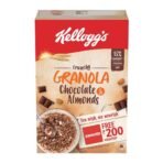 Kellogg's Crunchy Granola Chocolate & Almonds, 450 g | Breakfast Cereal | Multigrain Flakes - Fast UK Delivery